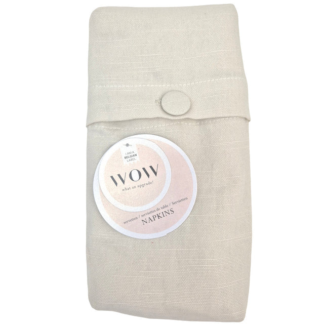 WOW Tøyservietter, Essence Ivory – 45 x 45 cm (4-pakning)