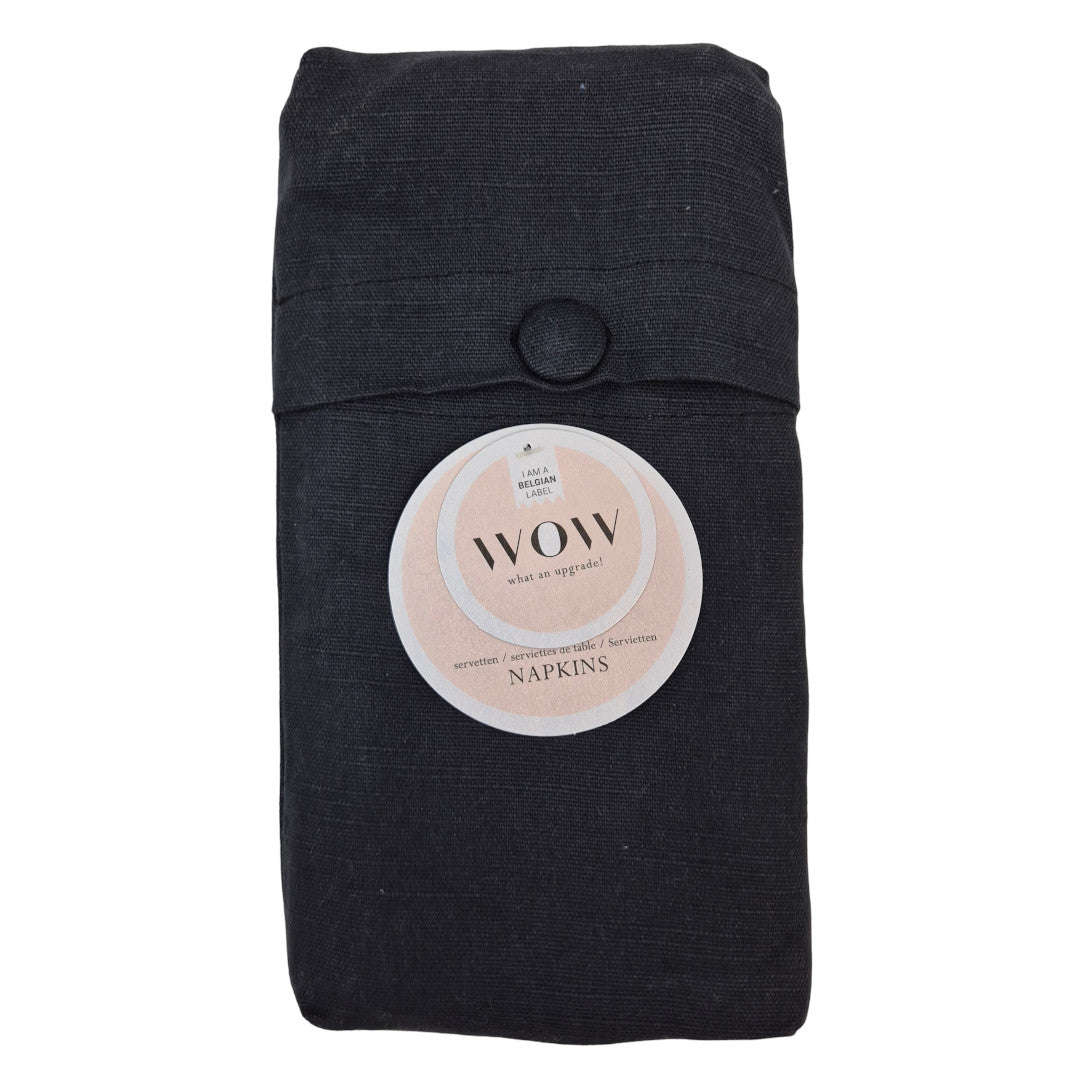 WOW Tøyservietter, Essence Midnight – 45 x 45 cm (4-pakning)