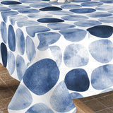 Arapoff Rio - Stonefree Retro, akrylduk i hvit/blå/lys blå - 180 cm