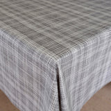 Flow Grey - Elegant akrylduk med enkelt strekemønster, 140 cm