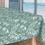 Foppa – Akrylduk med blader i vakre blåtoner, 140 cm