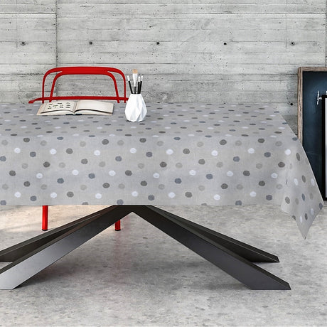 Gorky - prikkede flekker, akrylduk med "malerflekker".