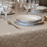 Bonard natur, jacquardvevd akrylduk, 180 cm bred