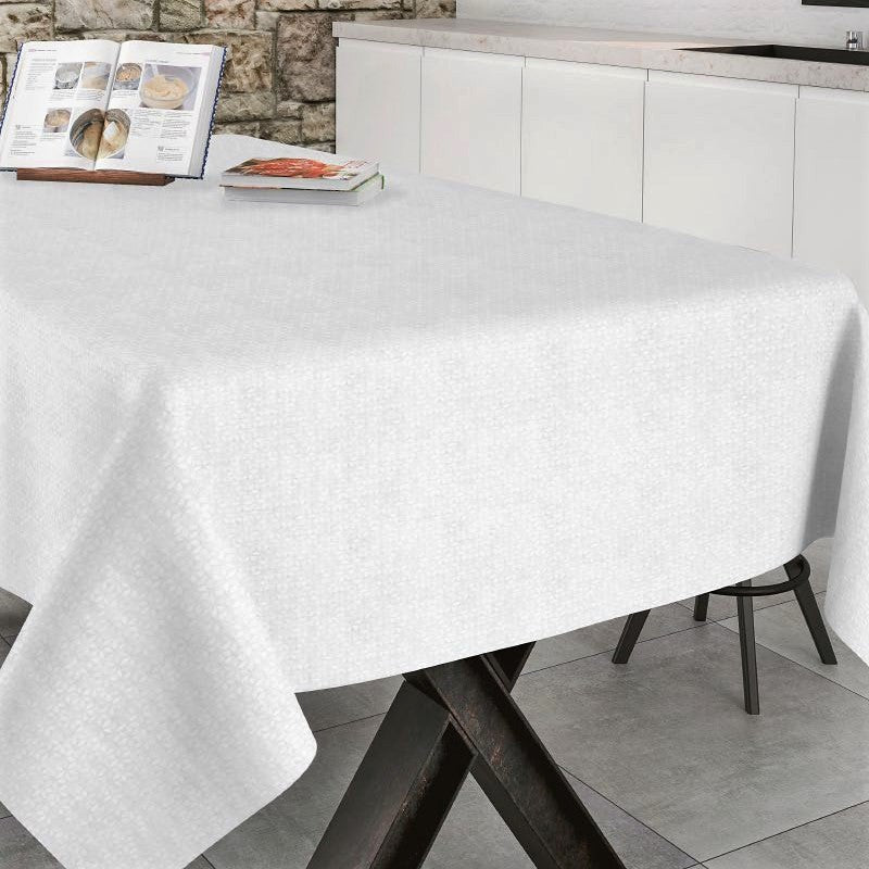 Corbaz Blanco, jacquardvevd akrylduk, 180 cm bred