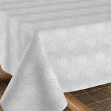 Modigliani Blanco, jacquardvevd akrylduk, 180 cm bred