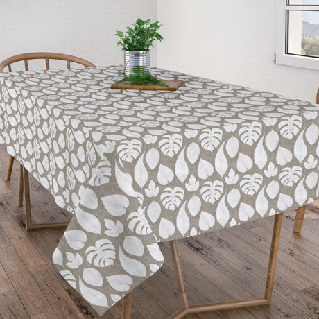 Velez – Akrylduk med hvite blader