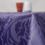 Visconti Jacquard Blue – Vevd akrylduk med flott klassisk mønster – 160 cm bred