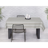 Welss Lino beige, jacquardvevd akrylduk, 140 cm bred