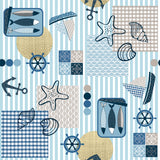 Färggrann vardag - Vaxduk i röda nyanser med färgglada blad