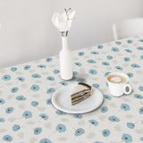 Amapolas Blue - Voksduk med fine blå valmuer