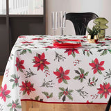 Amaryllis 150 x 300 cm – rektangulær juleduk med flekkavvisende behandling