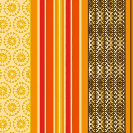 Amelle Gul, voksduk med klassiske franske striper