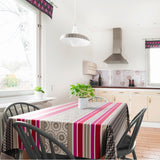 Amelle Taupe, voksduk med klassiske franske striper