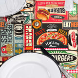 Americano – Voksduk med retro diner-vibber