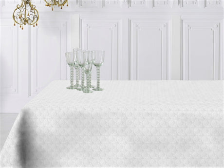 Amigoni Blanco - Jacquardvevd akrylduk, 160 cm