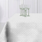 Amigoni Blanco - Jacquardvevd akrylduk, 160 cm