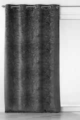 Analia preget velur Antrasitt – Mørkleggingsgardin 140 x 240 cm