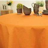 Enfärgad textilvaxduk i färgen orange - Dali, 160 cm bred