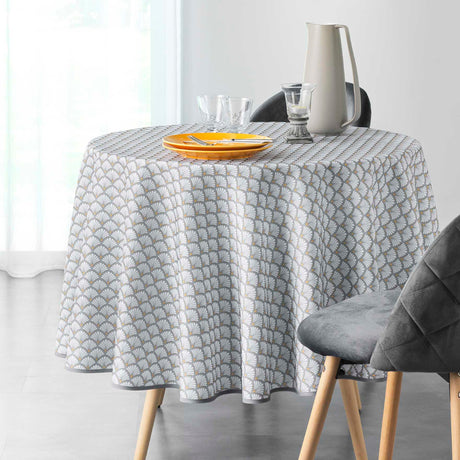 Artchic White Ø 180 cm, rund duk med flekkavvisende behandling