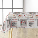 Avoriaz – Julevoksduk på bord med vintermotiver