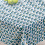 Baker Blå - Akrylduk med flott grafisk motiv