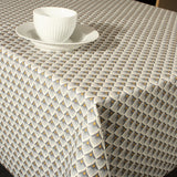 Baker Taupe - Akrylduk med flott grafisk motiv