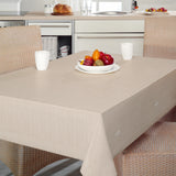 Balance Cake - 160 cm bred voksduk med stripet mønster i beige