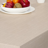 Balance Cake - 160 cm bred voksduk, stripet, beige