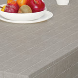 Balance Seal - 160 cm bred voksduk med stripet mønster i grålig nyanse