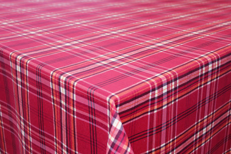 Basquiat Rød, jacquardvevd akrylduk, 180 cm bred