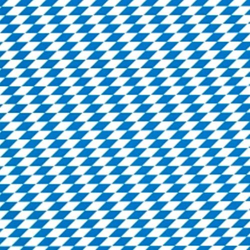 Bayerische Raute, klassisk rutet voksduk til Oktoberfest, party, biergarten m.m.