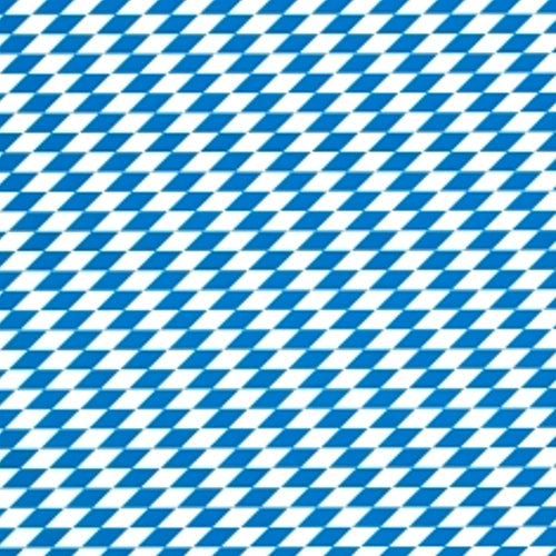 Oktoberfest voksduk Bayerische Raute – Rund voksduk med strikk