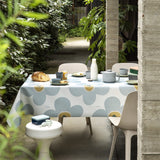 Lola voksduk – Big Flower Ice Grey