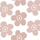 Big Flower Rosenwood - Lola voksduk, store blomster i beige
