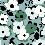 Big Flower Sage – Voksduk med blomster