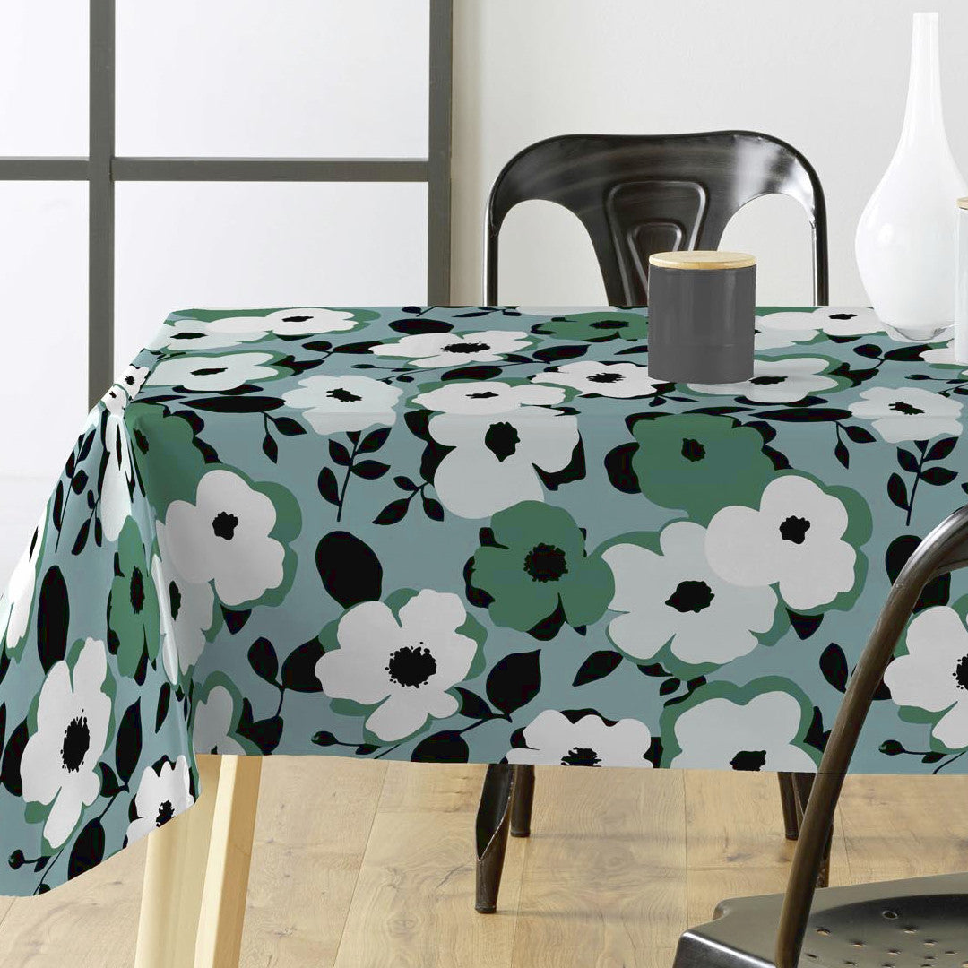 Big Flower Sage – Voksduk med blomster