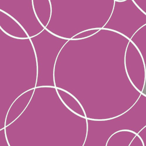 Billy voksduk Circus Scarlet, 140 cm bred