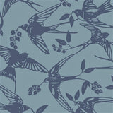 BIRDS Arona Blue – Notes by Susanne Schjerning – akrylduk med antiskli