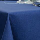 Ensfarget blå akrylduk - Dali 160 cm bred