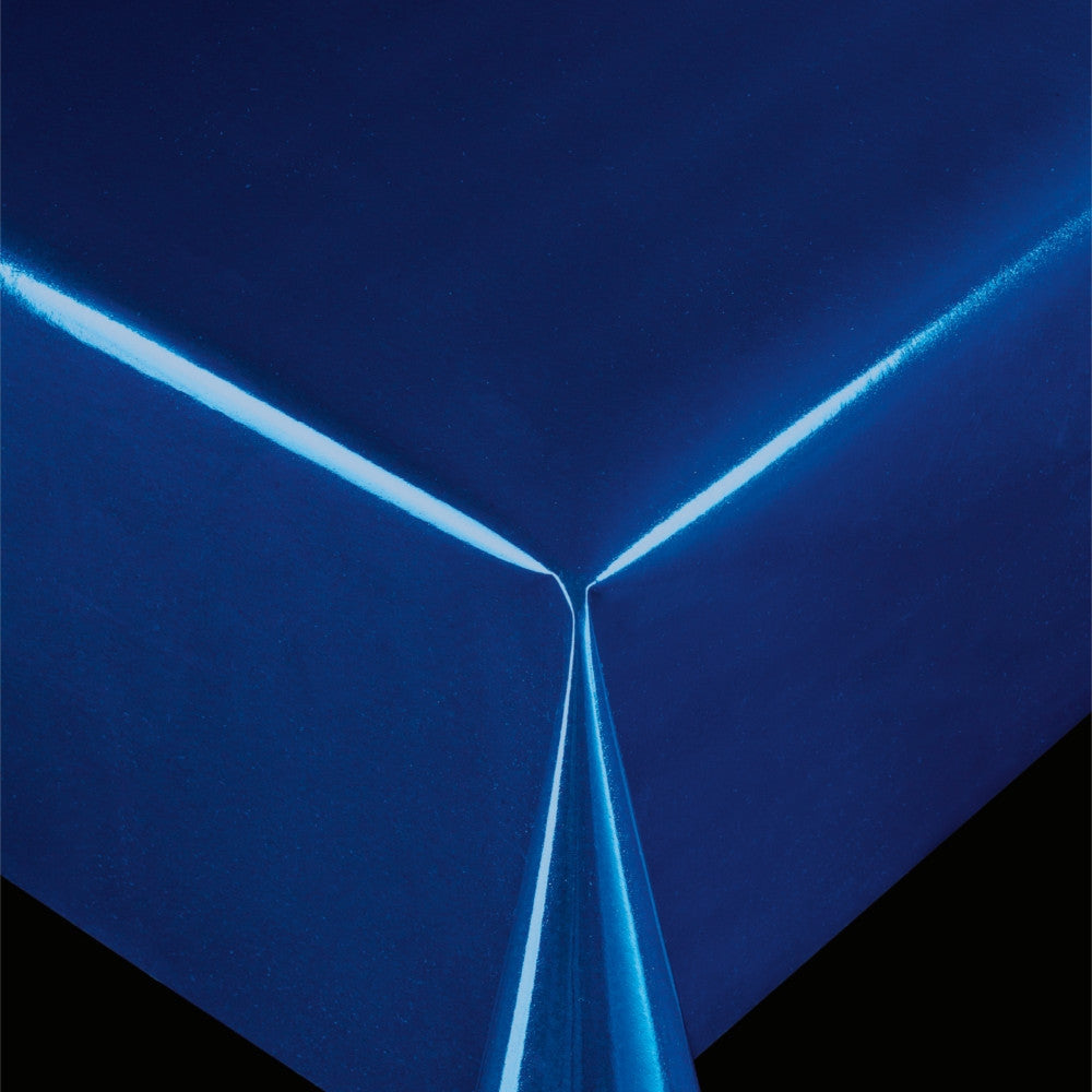 Trend Uni blå ensfarget pvc-fri voksduk