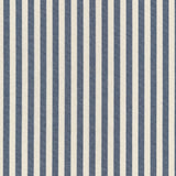 Blå Nordisk Stripe – Akrylduk i rustikk hørlook, mønster