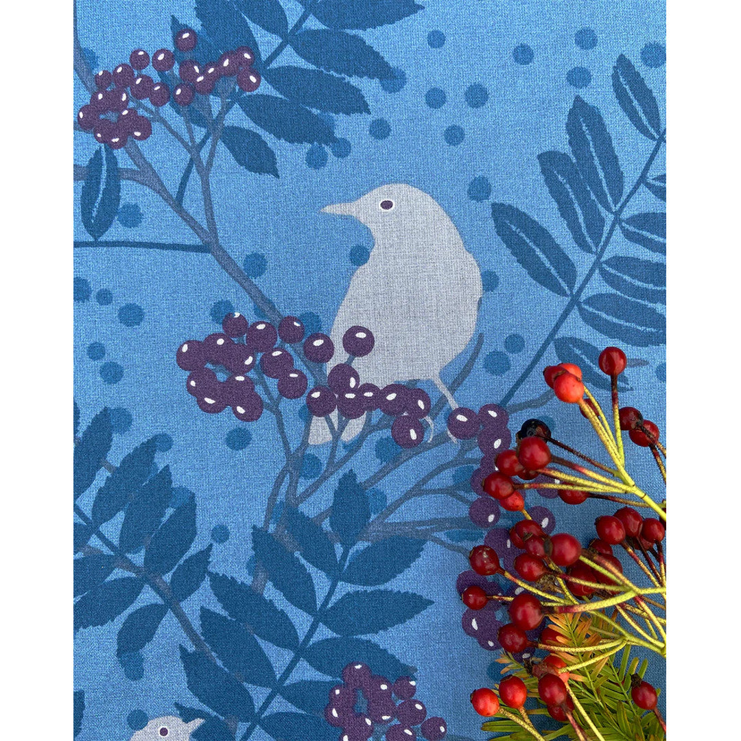 Blackbird Juleduk – Notes by Susanne Schjerning, akrylduk med antiskli