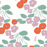 Bloom Orange - Lola voksduk med nydelige blomster