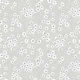 Blossom Mist – voksduk med linlook i grått, nærbilde