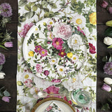 Bordløper i lin Rose Flower Garden – Jim Lyngvild