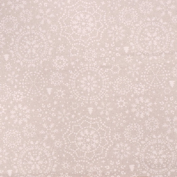 Bredle Grå og hvit - Vakker juleakrylduk med lurex 150 cm bred