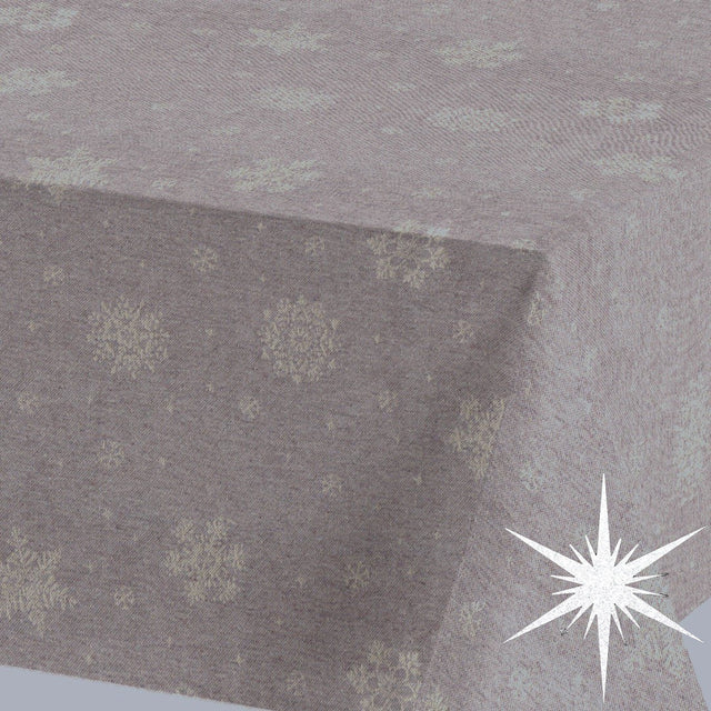 Brina Nature Gold – Jule-akrylduk med iskrystaller