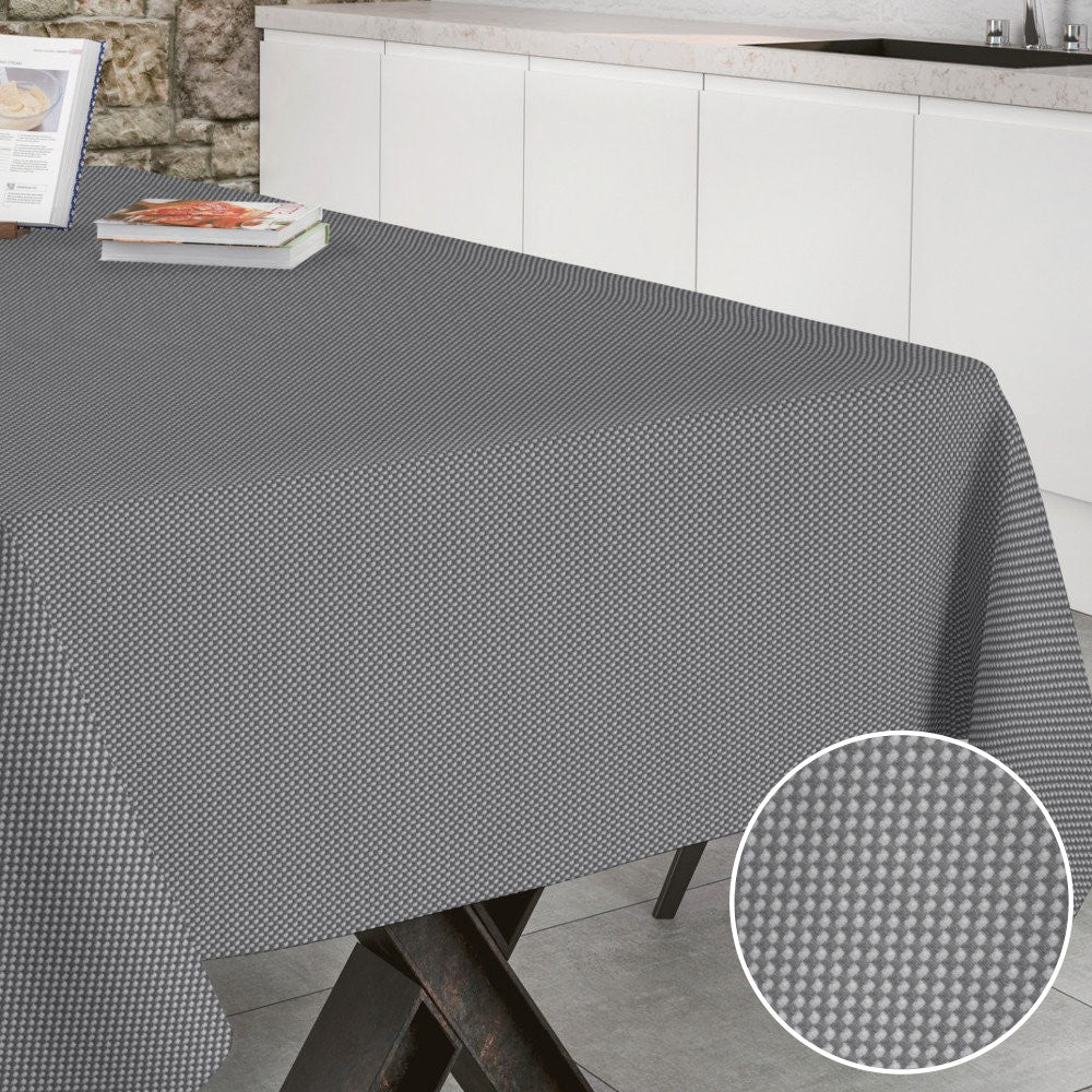 Brocos Stone - Jacquardvevd akrylduk med sklisikkert design, 180 cm bred