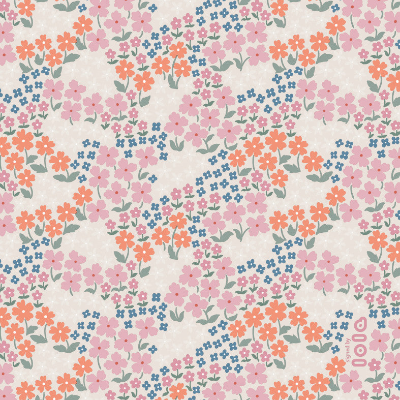 Lola voksduk - Butterflys Buffet Porcelain