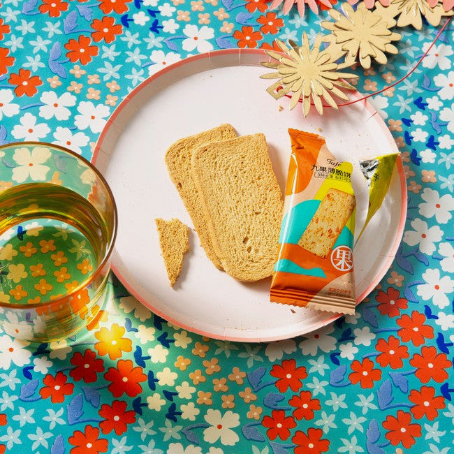 Lola voksduk - Butterflys Buffet Scuba Blue